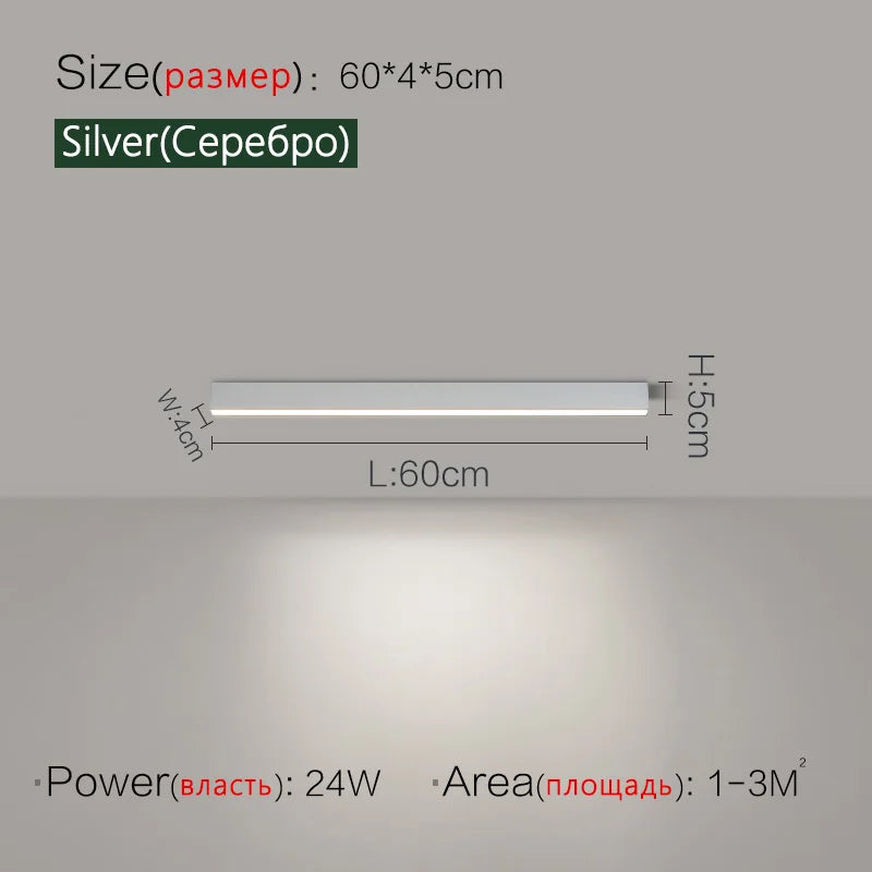 LED Ceiling Light for Aisle Bedroom Living Room - Modern Nordic Design