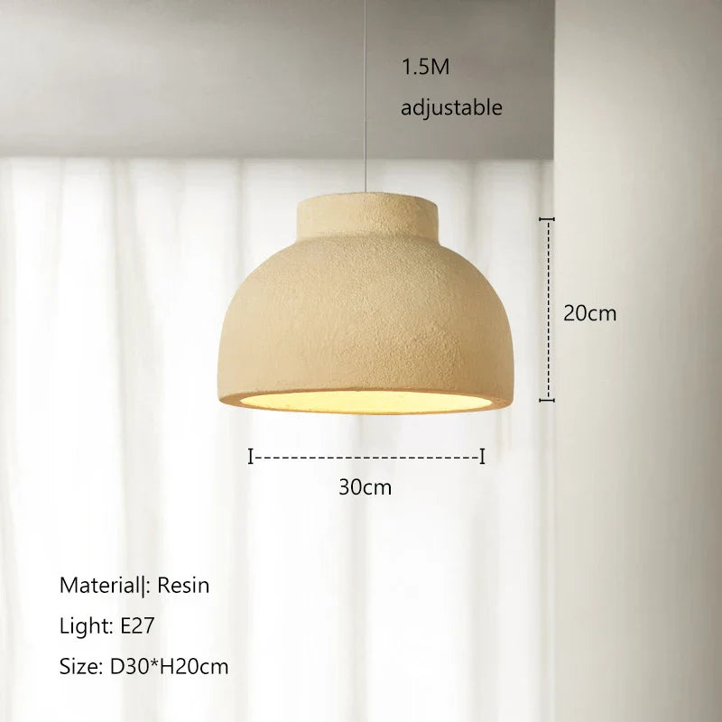 Minimalist Wabi-sabi Nordic LED Pendant Light for Dining Room and Bar