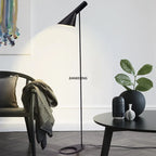 Arne Jacobsen Corner Floor Lamp Black White LED Modern Living Room Decor