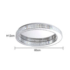 Crystal Round Ceiling Lamp for Modern Minimalist Indoor Lighting décor