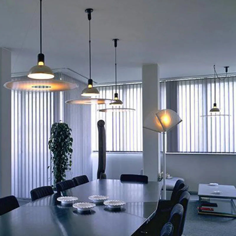 Flying Saucer Chandelier: Luxury LED Indoor Pendant Lighting for Restaurant, Bar, Bedroom.