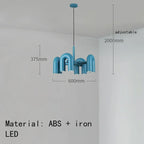 Modern Plastics Chandelier for Dinning Room Art Decor Pendant Lighting