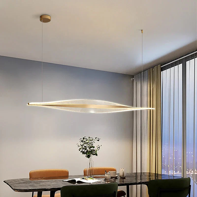Acrylic Led Pendant Lamp for Dining Room, Bar & Kitchen - Minimalist Hanging Lights