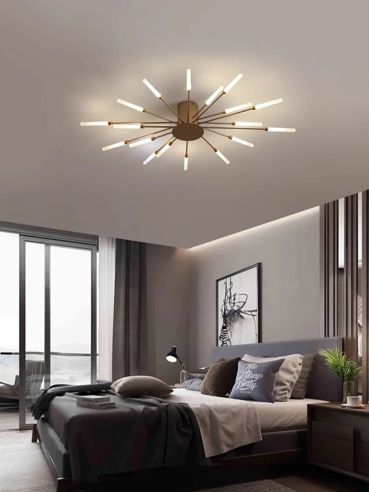 Modern LED Ceiling Chandelier for Home Lighting and Bedroom Luster