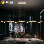 LED Wave Pendant Light for Office Dining Living Room Decor