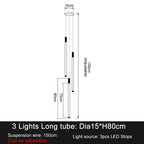 Elegant LED Chandelier for Staircase & Living Room Décor