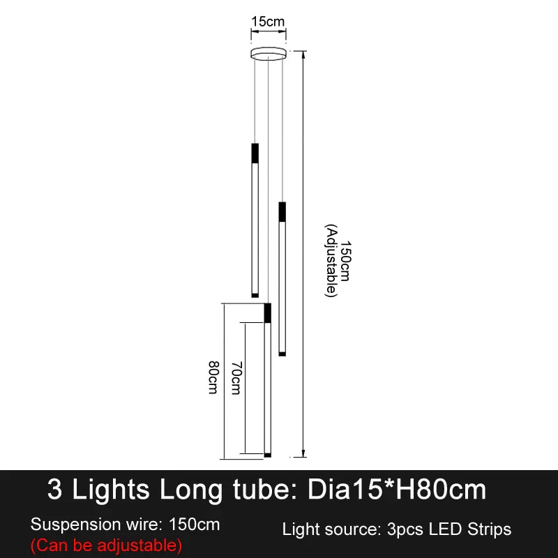 Elegant LED Chandelier for Staircase & Living Room Décor