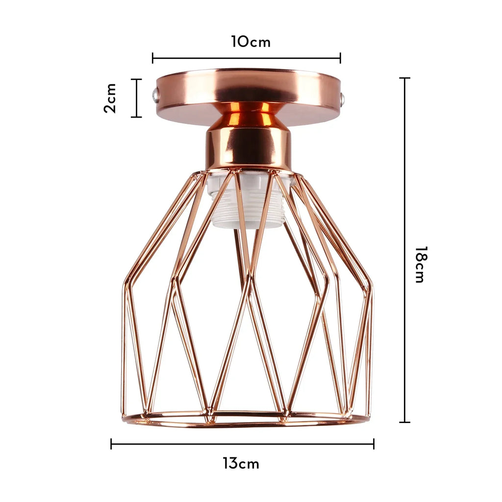 Vintage Industrial Ceiling Light Shade for Modern Kitchen Living Room Decor