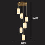 Modern LED Pendant Light Chandeliers for Living Room Staircase Decor