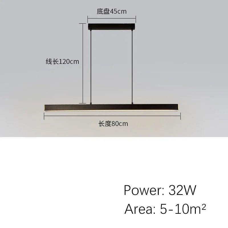 Modern LED Chandelier for Dining Room Indoor Lighting Decor