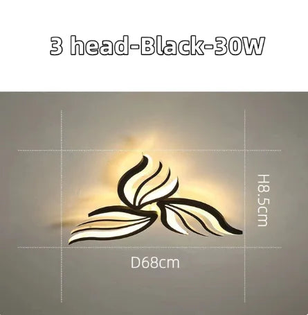 LED Panel Ceiling Light Dimmable Fixture for Modern Bedroom, Living Room, Kitchen