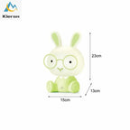 Rabbit LED Night Light for Kids' Room Decor Touch Switch Floor Lamp