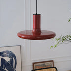 Red Chandelier: Danish Style Modern Bauhaus Artistic Bedroom Lamp