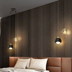 Crystal Round Chandelier: Luxury Modern Nordic Master Bedroom Pendant Lamp