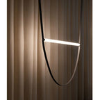 Nordic Restaurant Living Room LED Chandelier: Simple, Elegant Duplex Staircase Hall Design