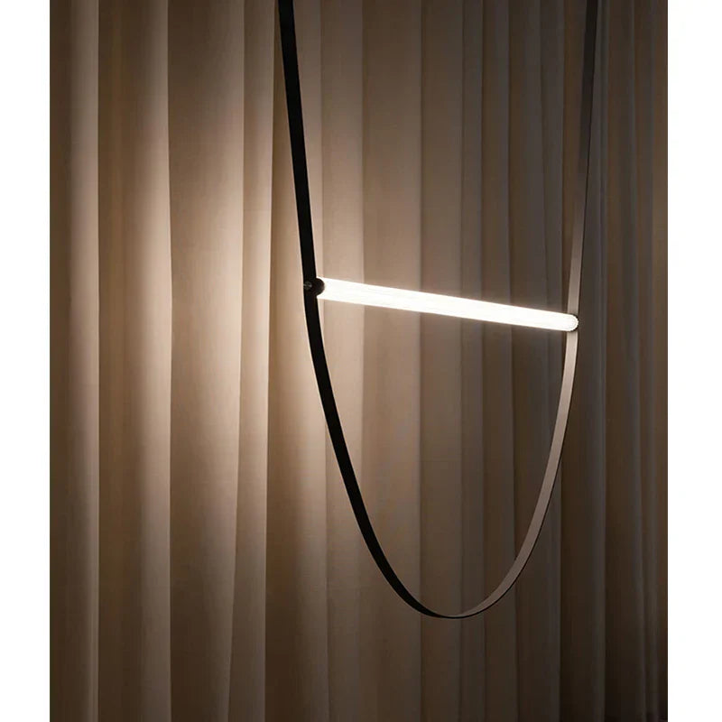 Nordic Restaurant Living Room LED Chandelier: Simple, Elegant Duplex Staircase Hall Design