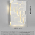 Nordic White LED Wall Lamp - Modern Simple Interior Bedside Lighting