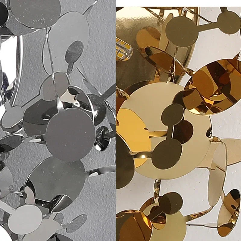 Stainless Steel LED Wall Lamp with Modern Nordic Design for Home and Hotel