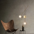 Nordic Minimalist Glass Wall Sconce with G9 Bulb