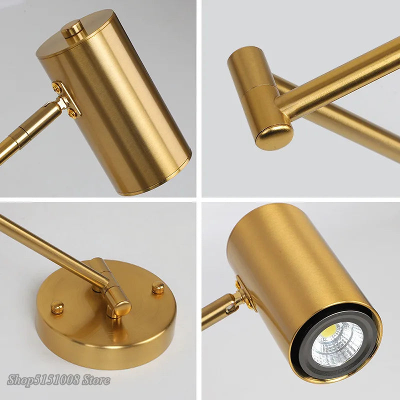 Rotatable E27 LED Wall Sconce for Home Decor