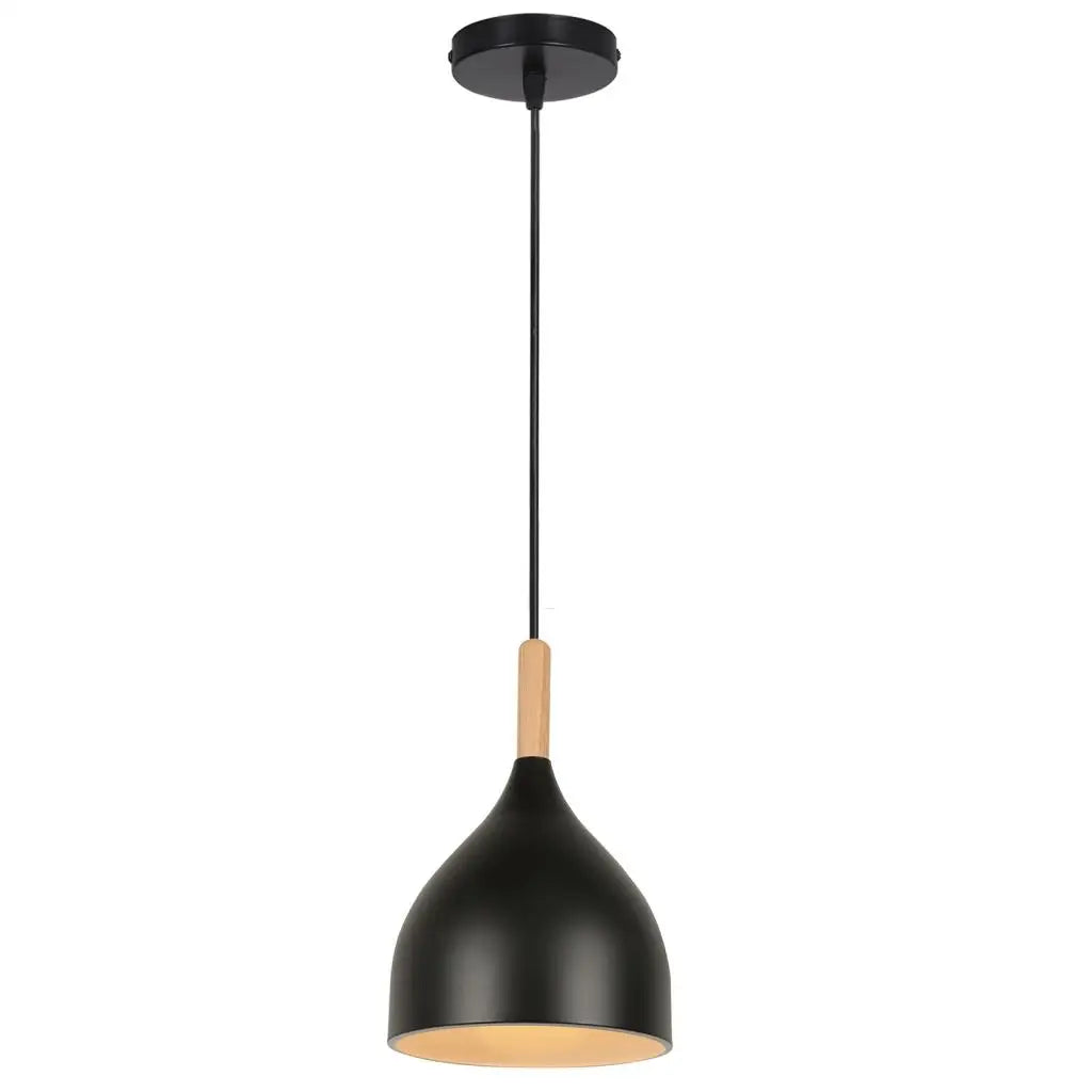 Modern Wood Pendant Light for Home, Kitchen, and Living Room