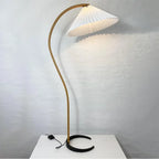 Solid Wood LED Floor Lamp for Living Room Bedroom Study Decor