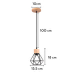 Industrial Loft Pendant LED Ceiling Light for Home Living Room Kitchen Decor