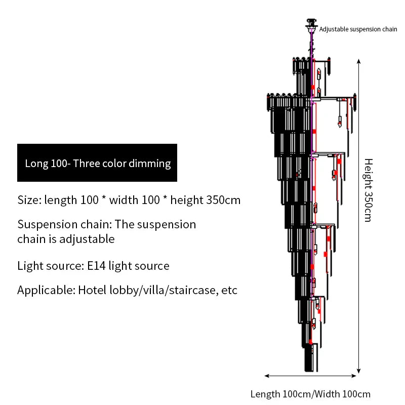 Crystal Chandelier: Elegant Light Fixture for Luxury Interiors