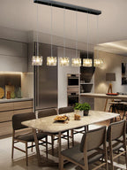 Crystal Chandelier Pendant Light for Modern Indoor Dining and Kitchen Lighting