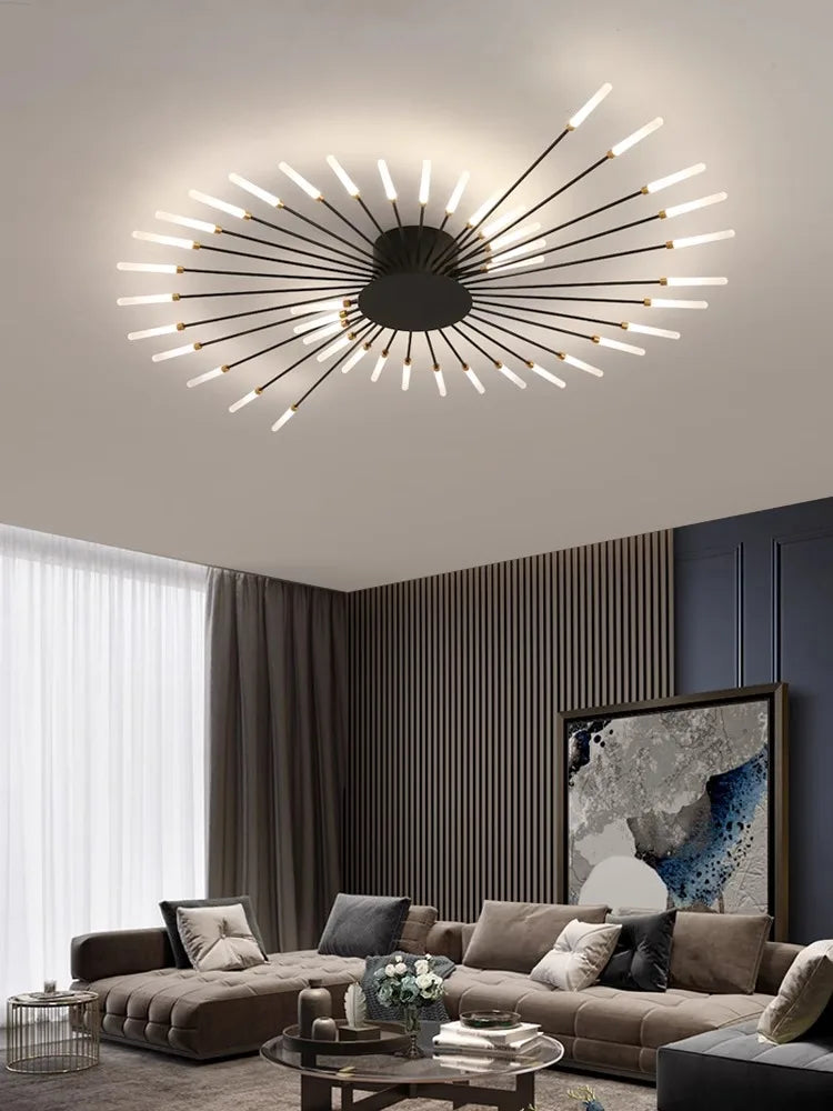 Modern LED Ceiling Chandelier for Home Lighting and Bedroom Luster