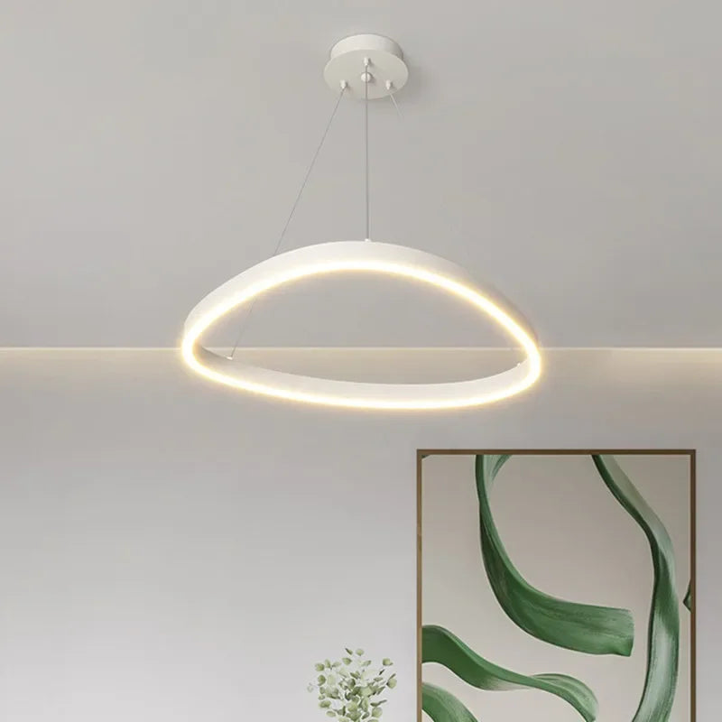 Nordic Living Room Irregular LED Pendant Lights, Minimalism Design
