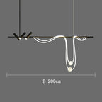 Nordic Arc LED Chandelier - Designer Spotlight Desk Lamp