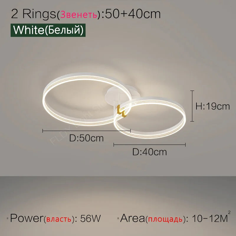 Nordic LED Ceiling Lamp 2023 - Modern Minimalist Bedroom Lighting