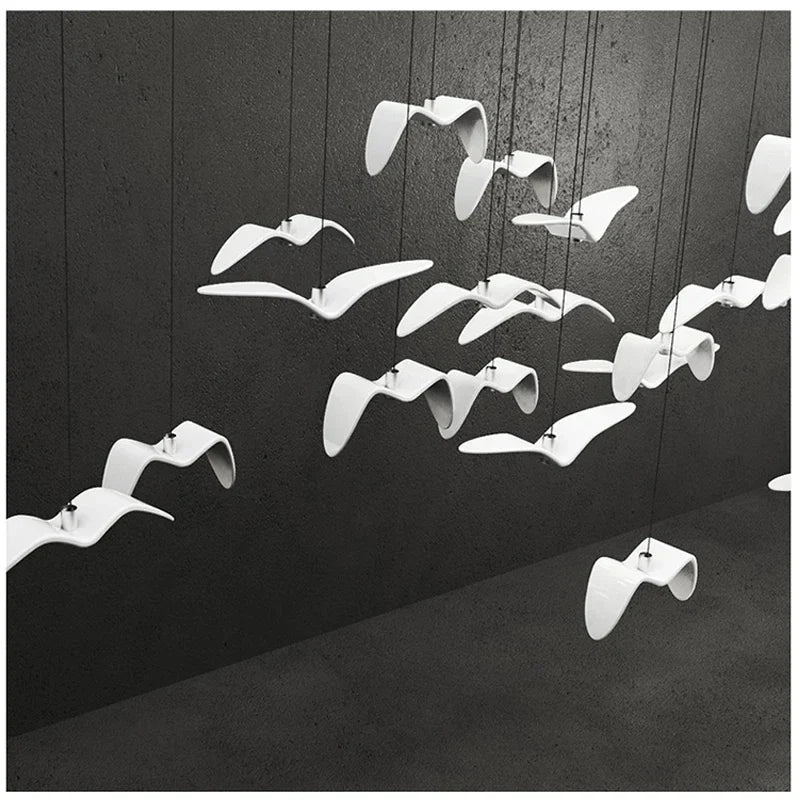 Seagull Design LED Chandelier for Bar/Kitchen Creative Bird Ceiling Light