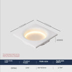 Moon Gypsum Wall Lamp: Creative Bedroom & Living Room Decor_LED Art Painting