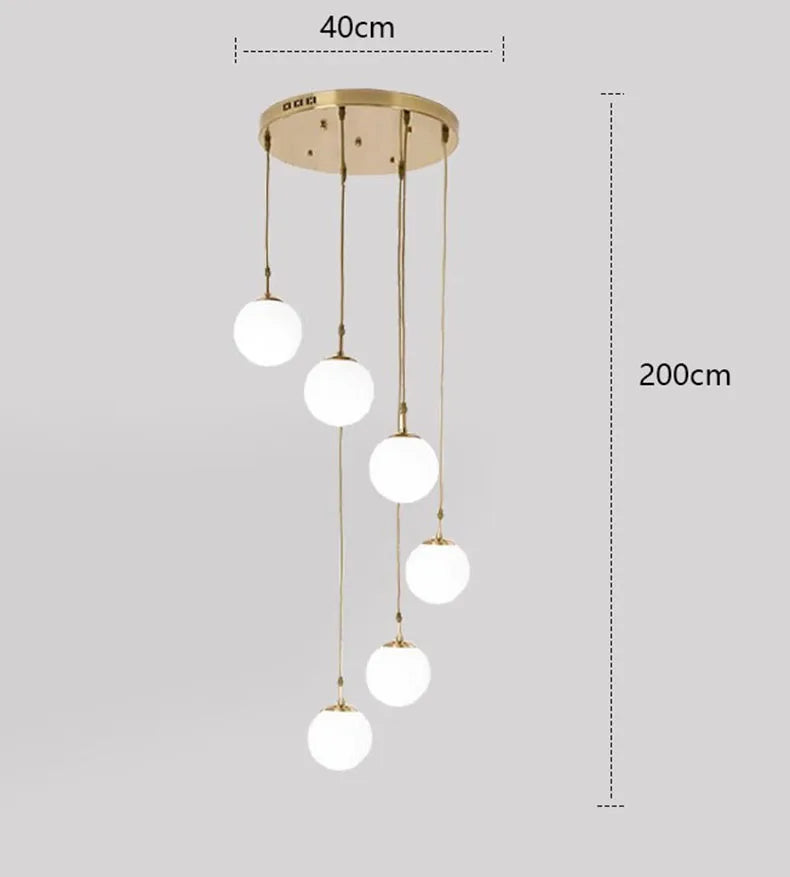 Modern Pendant Light: Indoor LED Chandelier for Dining Room & Home Decor