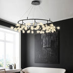 Firefly Nordic Hanging Chandelier, Modern Round Living Room Romantic Lamp