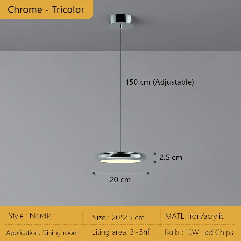 Modern Nordic Pendant Lights for Dining Table Kitchen Island Bar