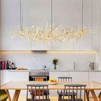 Nordic Art LED Chandelier: Modern Creative Pendant Lamp Light for Dining Table Room