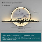 Modern LED Chinese Picture Wall Lamp for Creative Indoor Decor