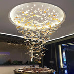 Luxury LED Chandelier for Staircase & Hotel Lobby Lighting