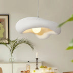 Nordic Wabi-Sabi LED Pendant Chandelier for Bedroom, Bar, and Cafe - Minimalist Hanging Light