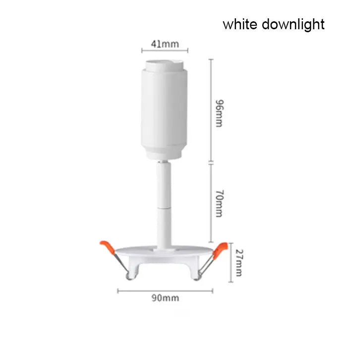 Adjustable Beam LED Ceiling Lamp with Multi-Angle Track Lighting
