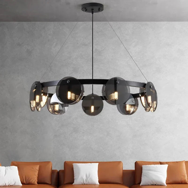 Modern LED Pendant Chandeliers for Home Decor Living and Dining Room Lighting