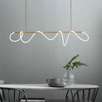 LED Long Hose Chandelier for Dining Room Kitchen Bar Pendant Lamp