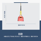 Nordic Glass Candy Pendant Lights for Living Room Bedroom Children Decor