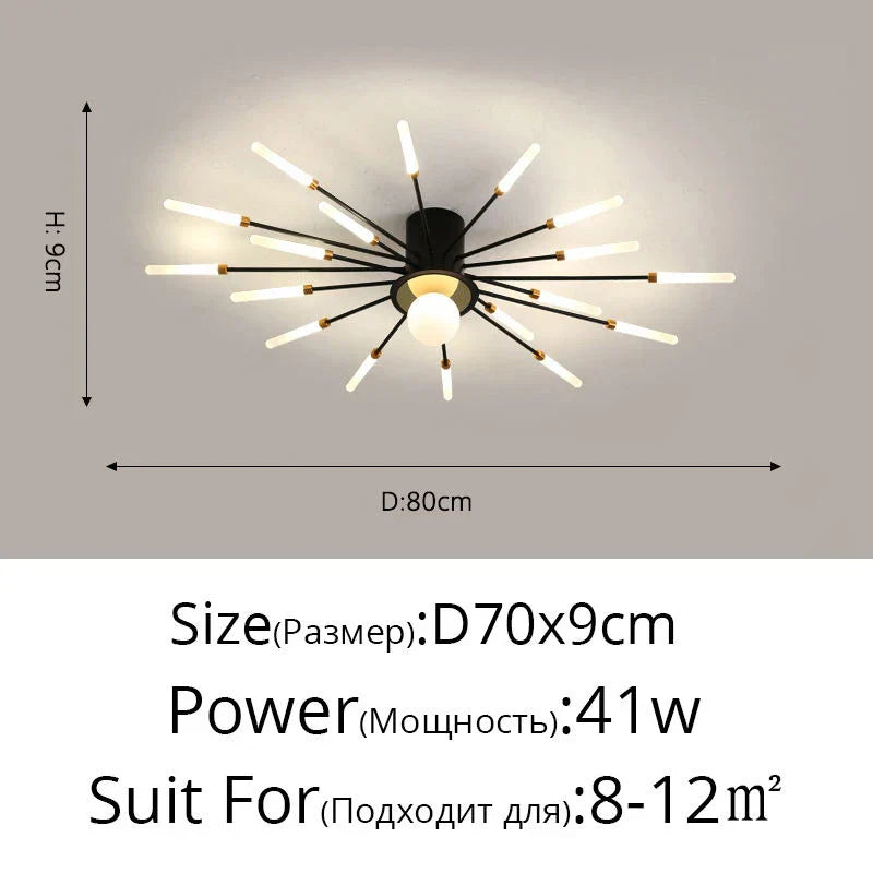 LED Chandelier Lights - Modern Indoor Lighting for Living Room, Kids Room, Bedroom