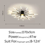 LED Chandelier Lights - Modern Indoor Lighting for Living Room, Kids Room, Bedroom