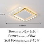 LED Ceiling Lights: Modern Minimalist for Bedroom Living Room Kitchen Study Warm Home