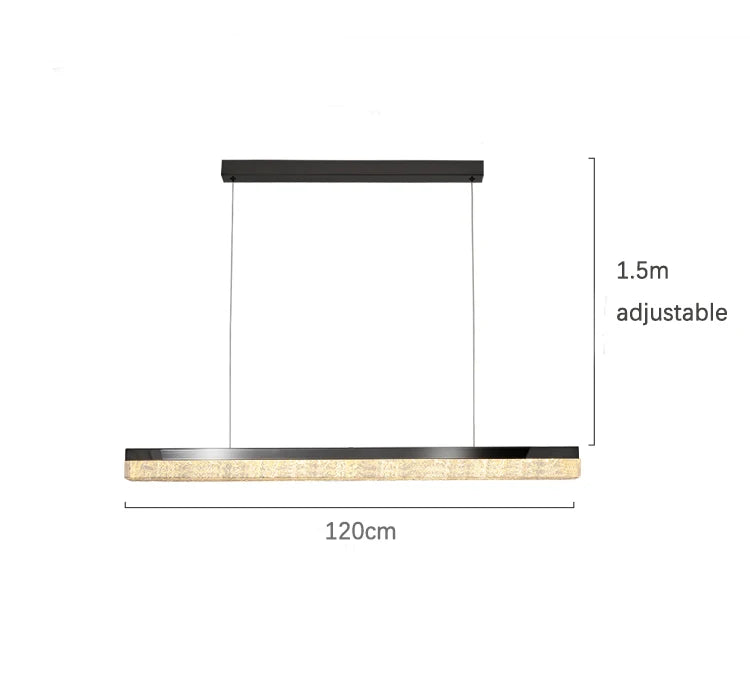 Copper Minimalist Chandelier for Dining Table, Bar Counter, Nordic High-End Design